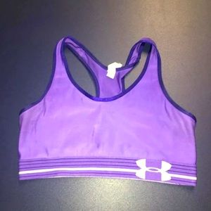 Purple UA sports bra